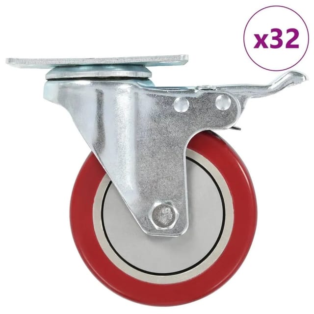 vidaXL Lenkrollen 32 Stk 100 mm 278095