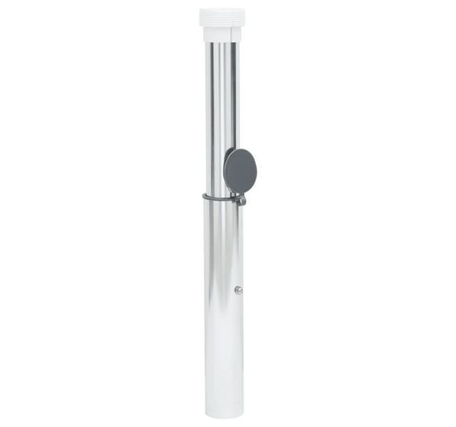 vidaXL Bodenhülse für Sonnenschirm mit 40-50 mm Mast Silbern Aluminum 4003370