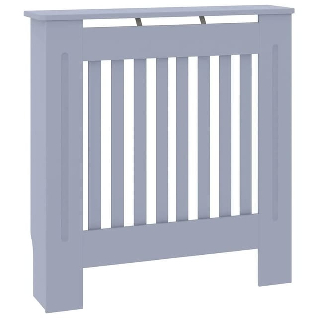 vidaXL MDF Heizkörperverkleidung Grau 78 cm 325561