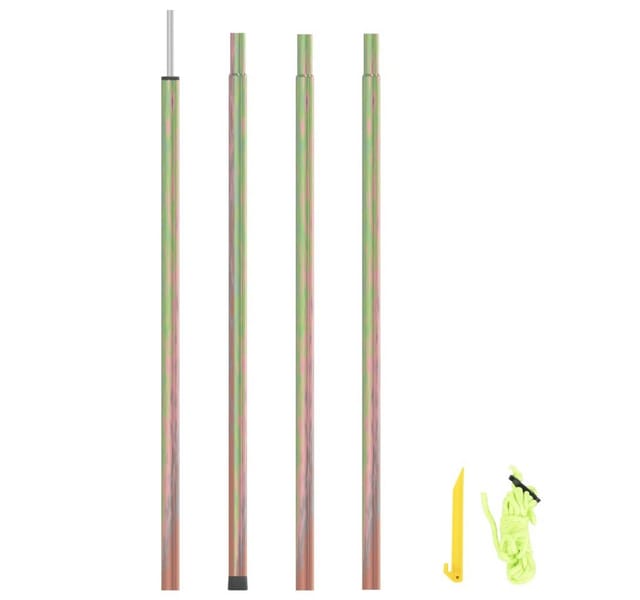 vidaXL Sonnensegel Stange 200 cm Verzinkter Stahl 315220
