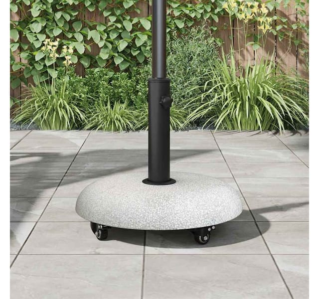 vidaXL Sonnenschirmständer Hellgrau Ø 45 x 40 cm Beton 42007324