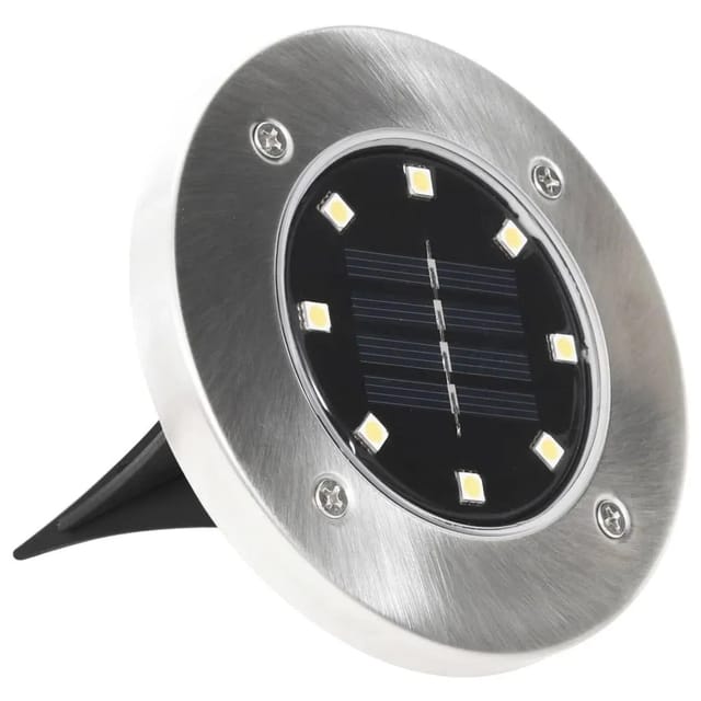 vidaXL Solar-Bodenleuchten 8 Stk LED RGB-Lichtfarbe 315695