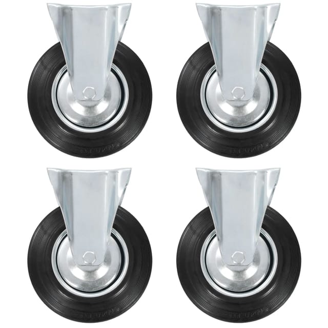 vidaXL Bockrollen 4 Stk 200 mm 143453