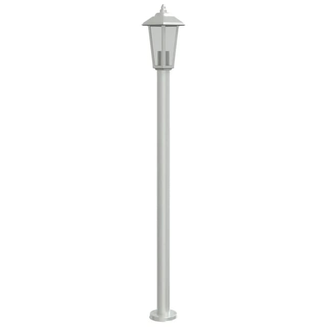 vidaXL Wegeleuchte Silbern 120 cm Edelstahl 4006383