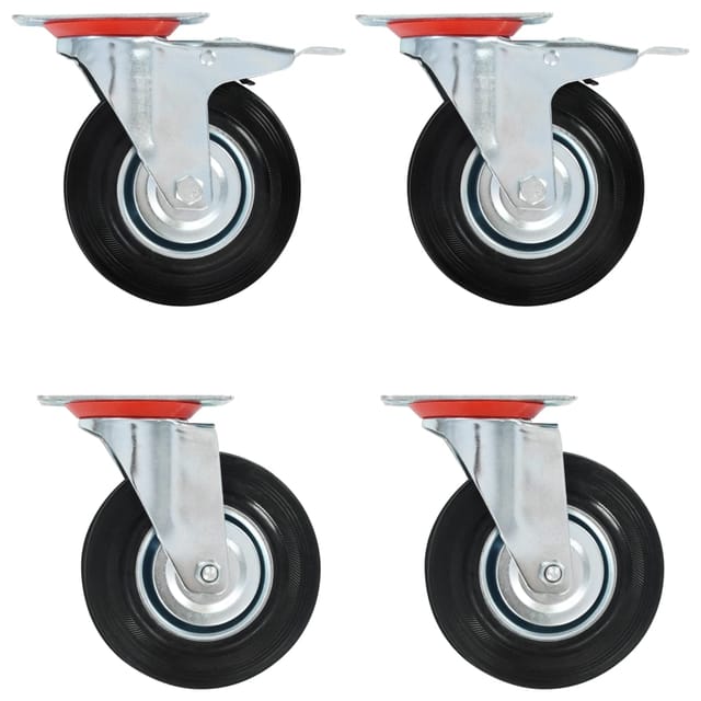 vidaXL Lenkrollen 4 Stk 125 mm 143458