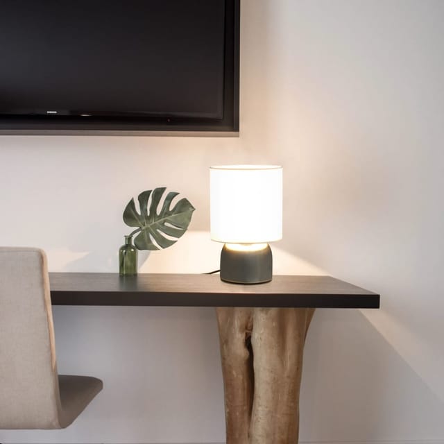vidaXL Tischlampen 2 Stk Touch-Sensor Weiß E14 51039