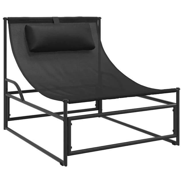vidaXL Gartenliege Anthrazit 87x74x73 cm Stahl und Textilene 42003022