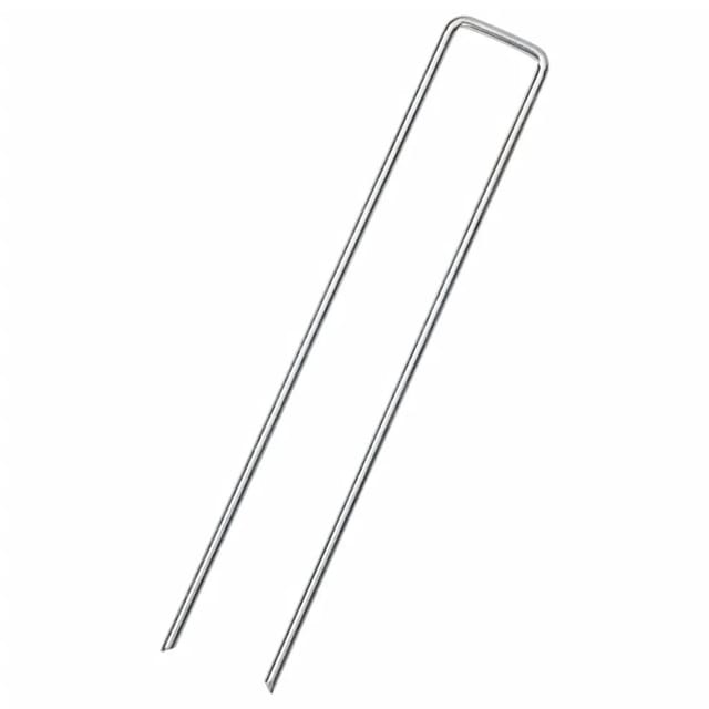 vidaXL Bodenanker 50 Stk U-Form 20x4 cm Verzinkter Stahl 4009362