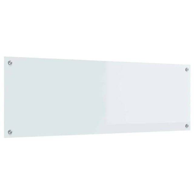 vidaXL Küchenrückwand Weiß 120 x 40 cm Gehärtetes Glas 42001289