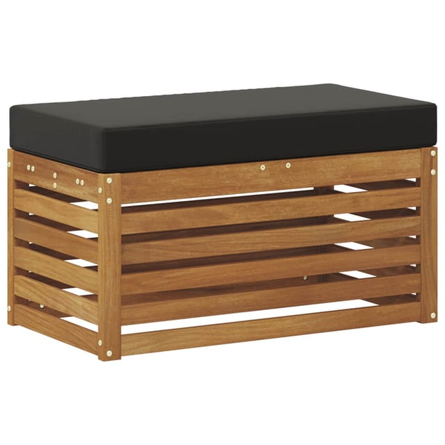vidaXL Outdoor Hocker Bank Massivholz Akazie Natur 900686