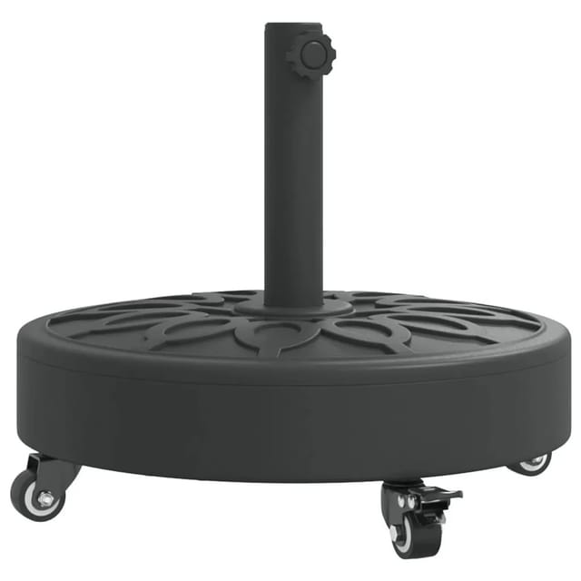vidaXL Sonnenschirmständer mit Rollen für Ø38/48 mm Mast 27 kg Rund 4007976