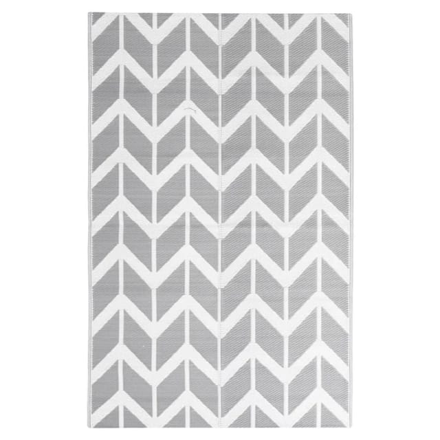 vidaXL Outdoor-Teppich ARAKIL Grau 190x290 cm PP 316952