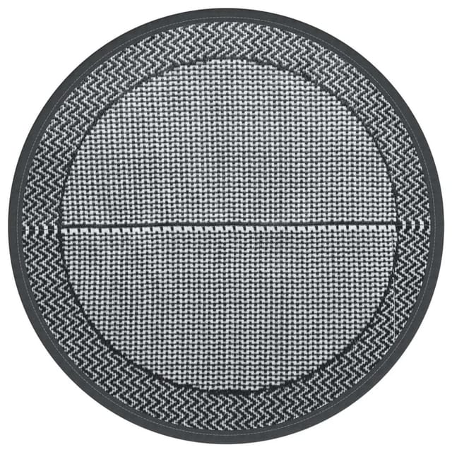 vidaXL Outdoor-Teppich ARAKIL Grau Ø160 cm PP 368459