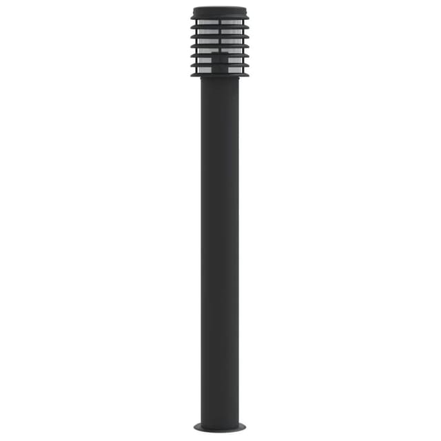 vidaXL Wegeleuchte Schwarz 110 cm Edelstahl 4006363