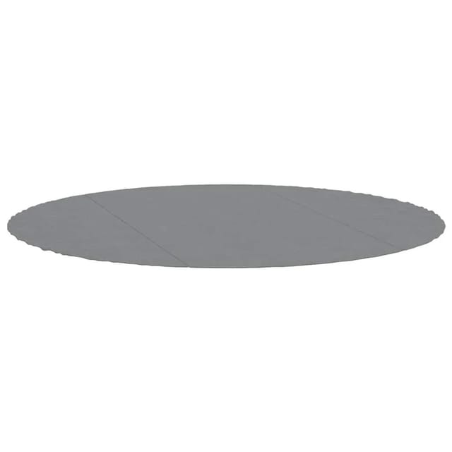 vidaXL Pool-Bodentuch Hellgrau Ø306 cm Polyester Geotextil 94224