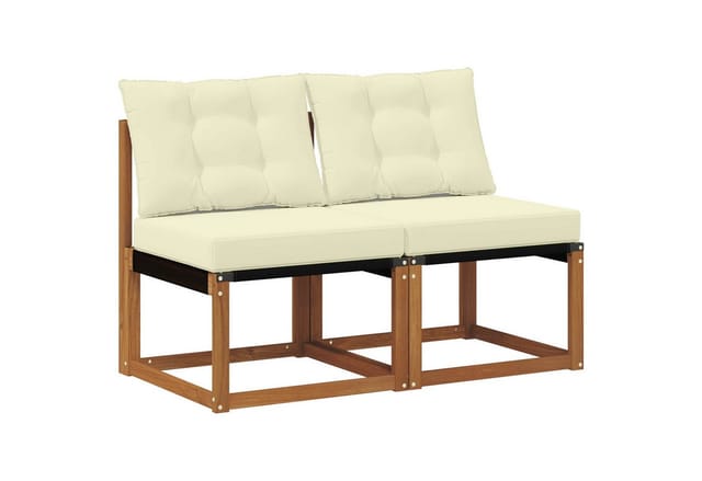 vidaXL 2 Stück Outdoor Mittelsofa 900605