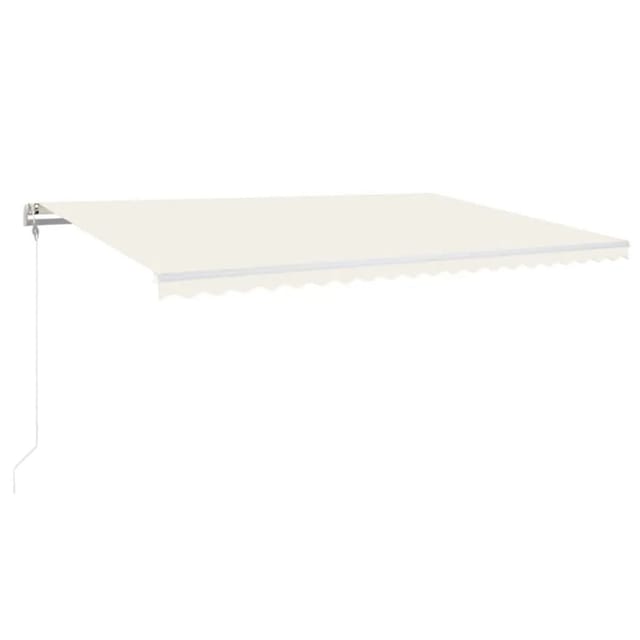 vidaXL Markise Automatisch Einziehbar 500x300 cm Creme 3068947