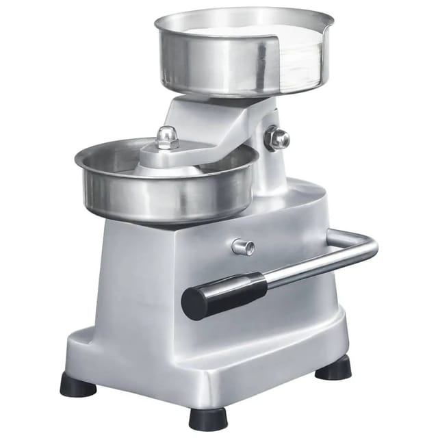 vidaXL Hamburgerpresse mit 500 Trennpapieren Aluminium 13 cm 50996