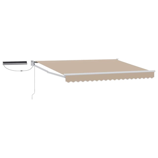 vidaXL Elektrische Ausziehbare Markise Beige 3,5 x 2,5 m 3419962
