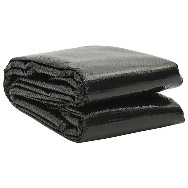 vidaXL Rechteckige Poolabdeckung 1000x600 cm PE Schwarz 92966
