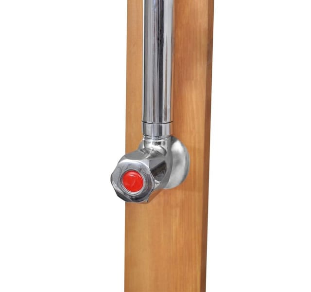 vidaXL Gartendusche Holz 40857