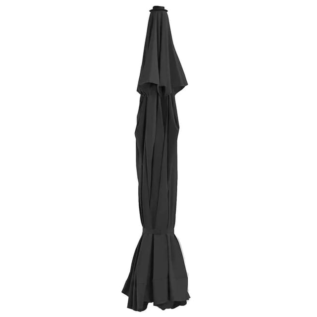 vidaXL Ersatzbezug für Sonnenschirm Schwarz 515 cm 312544