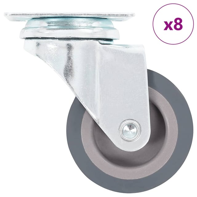 vidaXL 8 Stk Lenkrollen 50 mm 277816