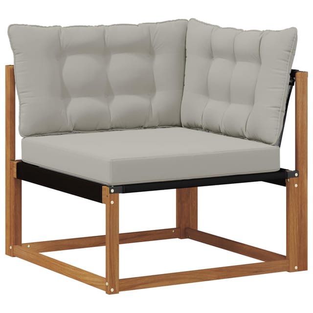 vidaXL Outdoor Ecksofa Massivholz Akazie Natur 900638