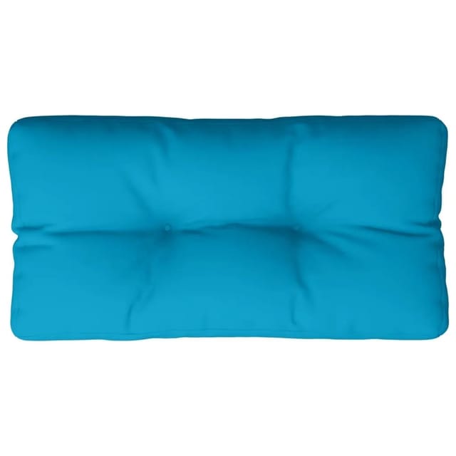 vidaXL Palettenkissen Hellblau 70x40x12 cm Stoff 360583