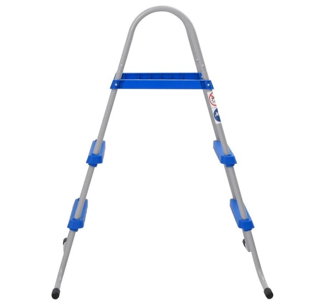 vidaXL Pool-Leiter für Aufstellpools 84 cm Stahl und Kunststoff 4010325