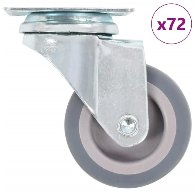 vidaXL 72 Stk Lenkrollen 50 mm 277904