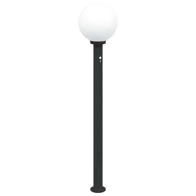 vidaXL Pollerleuchte mit Sensor 120 cm Schwarz IP44 4006117