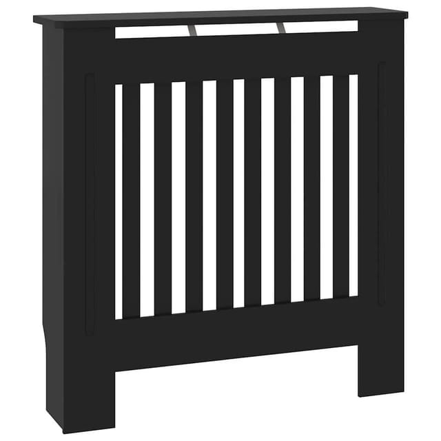 vidaXL Heizkörperabdeckung Schwarz 78 x 19 x 81,5 cm Holzwerkstoff 3403242
