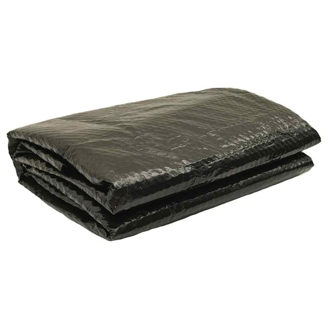 vidaXL Poolabdeckung Schwarz 417 cm PE 92157
