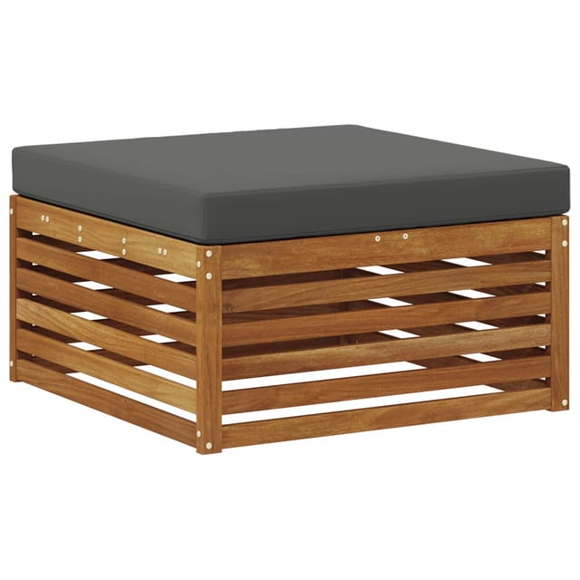 vidaXL Outdoor-Fußhocker Massivholz Akazie Natur 900560