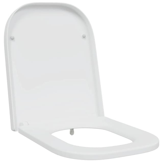 vidaXL Toilettensitz Weiß 47,5 x 35 x 3,6 cm Duroplast 42002361