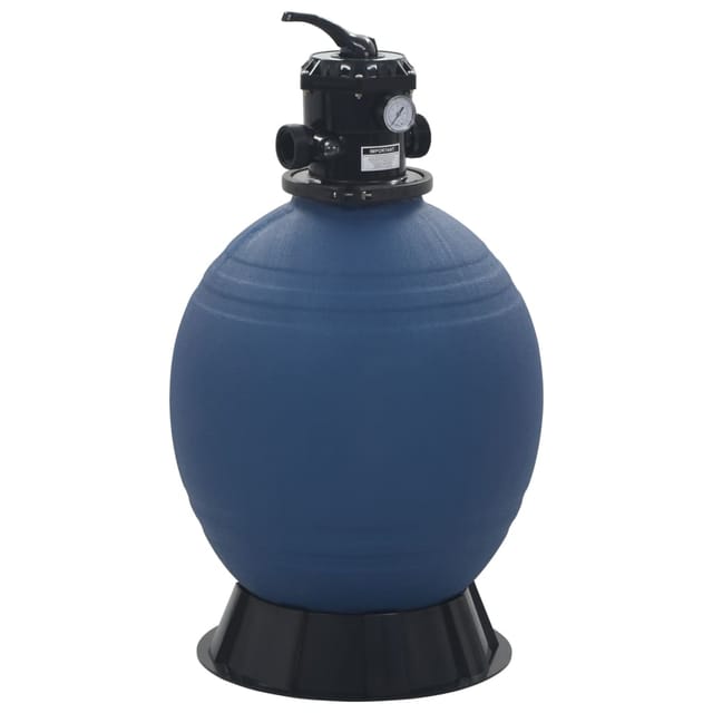 vidaXL Pool-Sandfilter mit 6-Wege-Ventil Filterkessel Blau 560 mm 91727