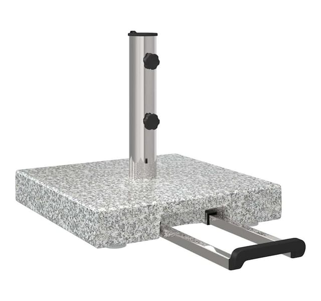 vidaXL Sonnenschirmständer Grau 41 x 41 x 37 cm Granit 42002808