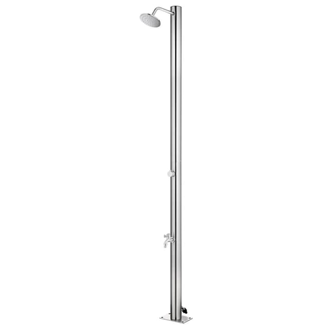 vidaXL Gartendusche 215 cm Edelstahl 315940