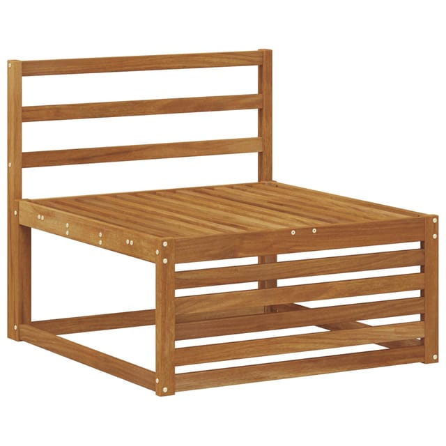 vidaXL Outdoor Mittelsofa Massivholz Akazie Natur 79 x 83 x 73 cm 900562