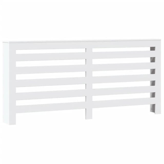 vidaXL Heizkörperverkleidung Weiß 175x20x82 cm Holzwerkstoff 852708