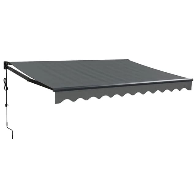 vidaXL Elektrische Markise mit Kurbel Anthrazit 3x2,5 m 3154511