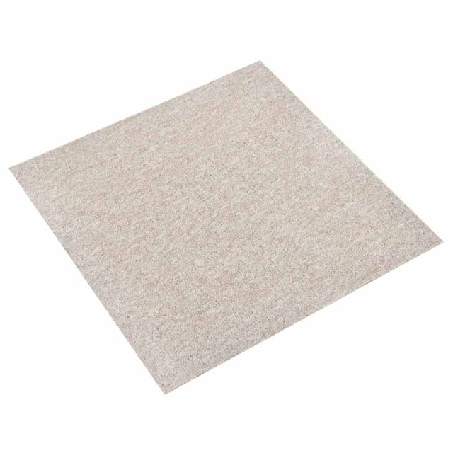vidaXL Teppich 20 Stk Hellbeige 50 x 50 cm Polypropylen 42046753