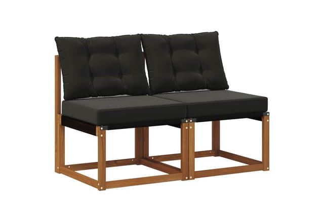 vidaXL 2 Stück Outdoor Mittelsofa 900607