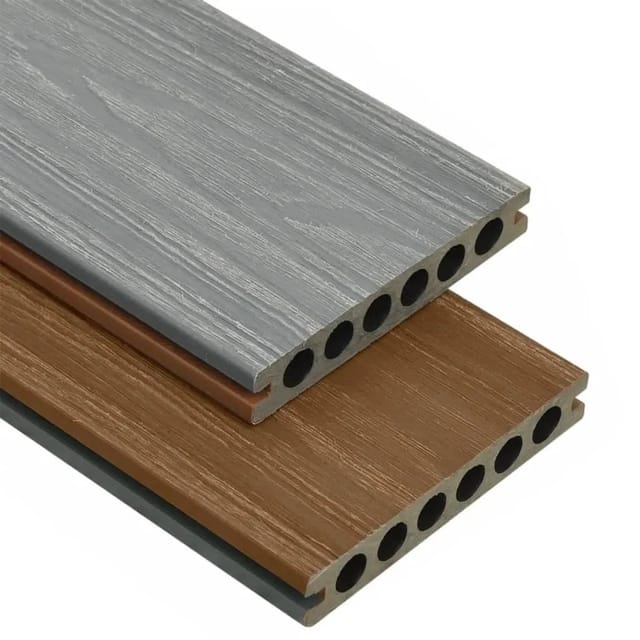 vidaXL WPC Terrassendielen mit Zubehör Braun und Grau 20 m² 2,2 m 3070465
