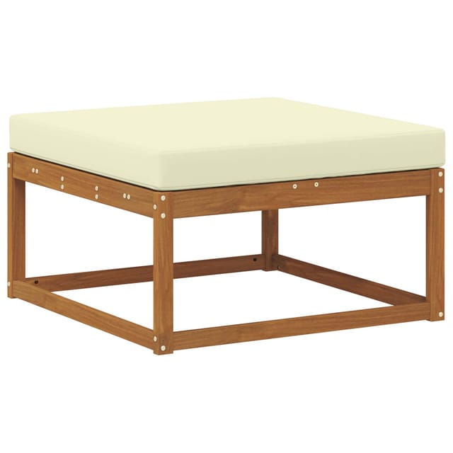 vidaXL Outdoor-Fußhocker Massivholz Akazie Natur 900527