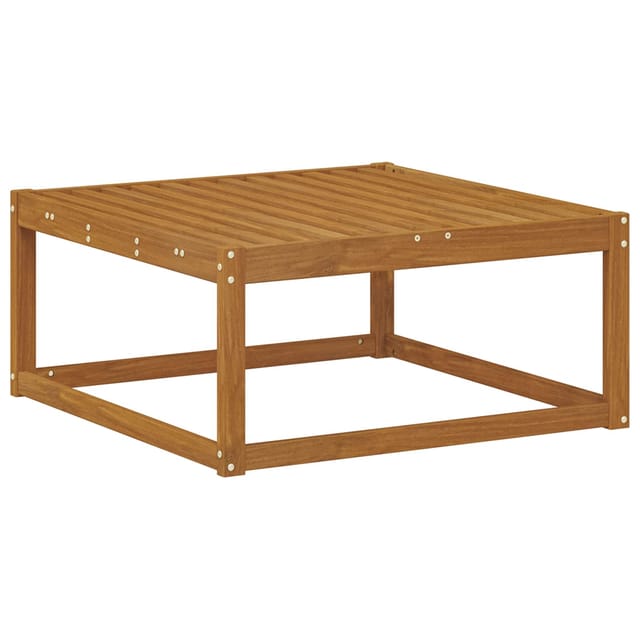 vidaXL Outdoor-Fußhocker Massivholz Akazie Natur 79 x 79 x 37 cm 900526