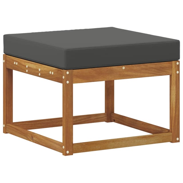 vidaXL Outdoor-Fußhocker Massivholz Akazie Natur 900451