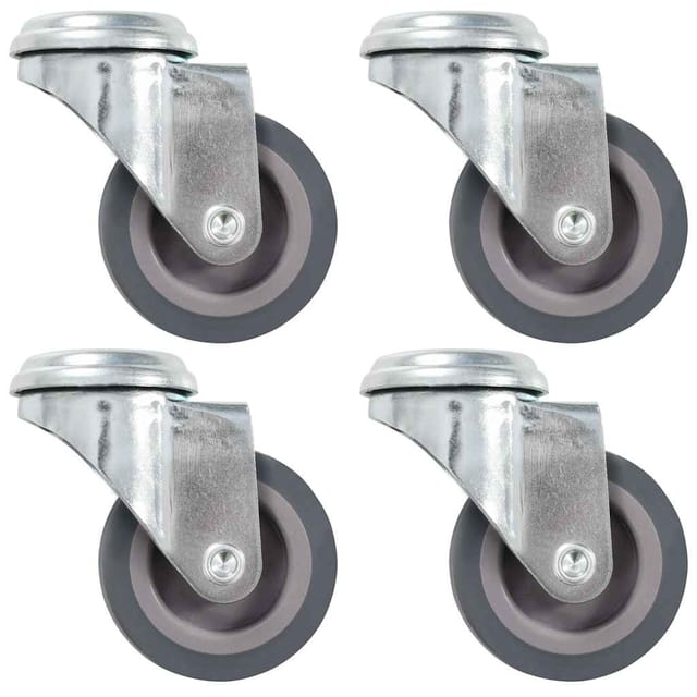 vidaXL Lenkrollen mit Bolzenloch 4 Stk 50 mm 143422