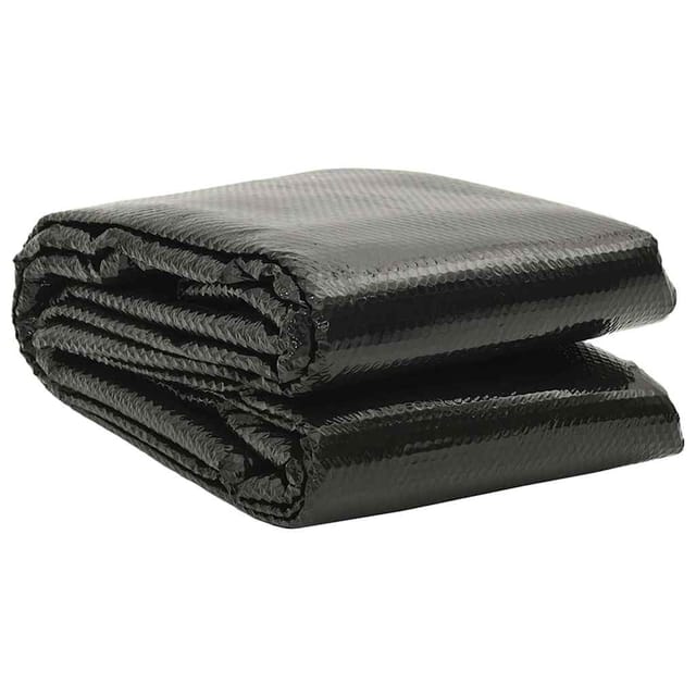 vidaXL Poolabdeckung Schwarz 300x200 cm PE 92163